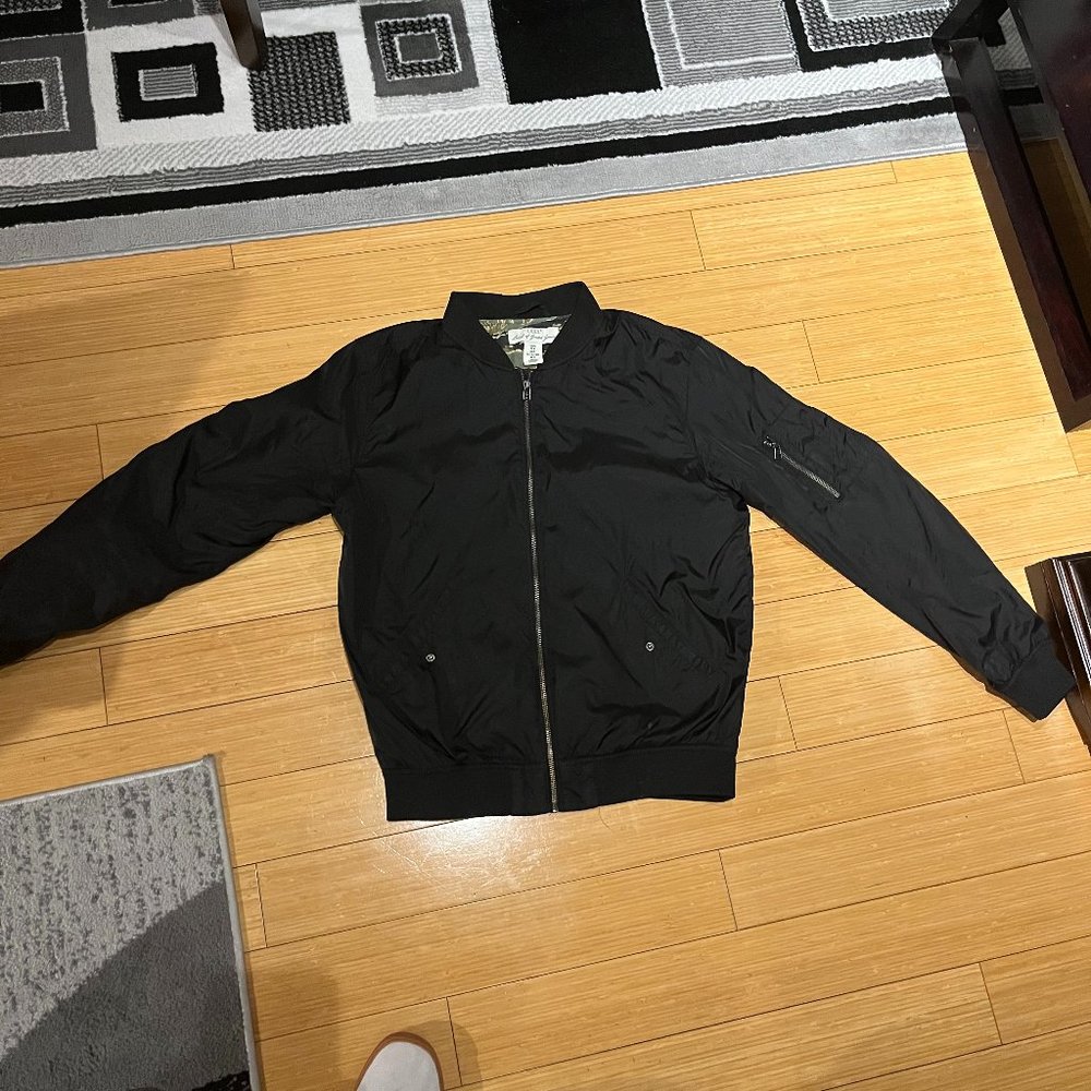 LOGG H&M Black Bomber Jacket